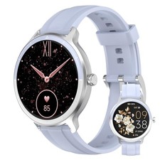 Blue HD Fitness Tracker for Men  Women - 1.27" HD HD Fitness Watches