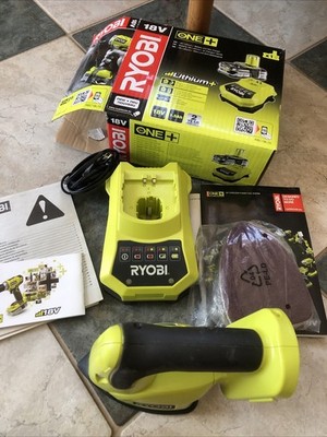 Ryobi Akku Schleifer CCC-1801M auf 18 Volt mit Ladegerät BCL1418H