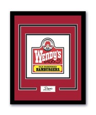 Wendys CEO Dave Thomas Autographed Signed 11x14 Framed Photo Fast Food  ACOA