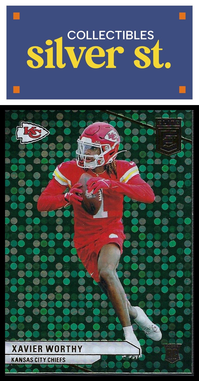 2024 Donruss Elite #186 Xavier Worthy Green Disco
