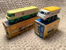 Lot Of 2 Vintage 60's Lesney/Matchbox BP #M-1 Tanker # #61 Alvis W/Boxes