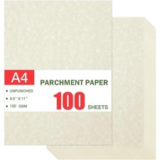 Certificate Paper 100 Sheets Ivory 8.5x11 Inches 100 GSM Printer-Friendly