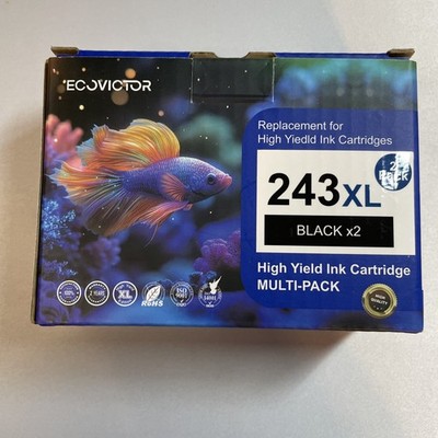 Eco-Friendly High Yield Ink Cartridge Pack for Canon 243XL Black 1 Open