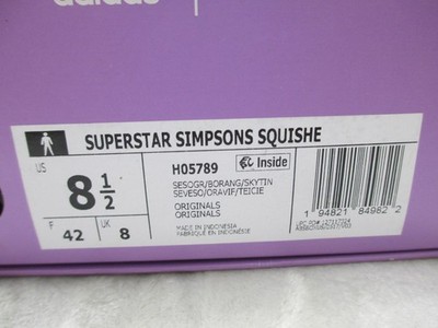 Size 8.5 - The Simpsons x adidas Superstar Squishee for sale