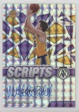 2020-21 Panini Mosaic Scripts Mitch Kupchak #SC-MKU Auto 1b9