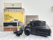 Rebuilt Kodak Custom 860H Carousel Slide Projector Fully Functional See Video