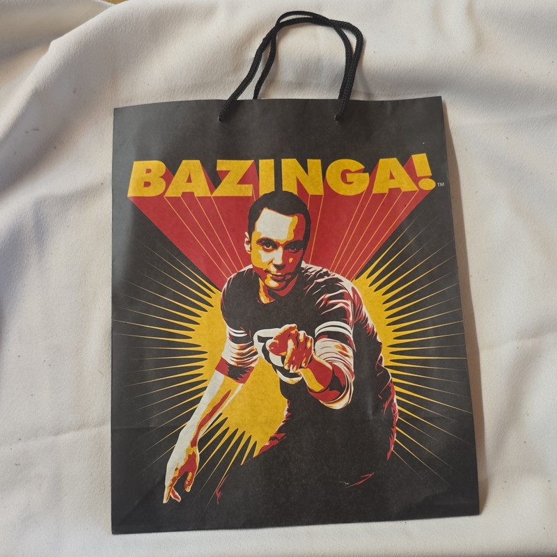 Expressions Bazinga Big Bang Theory Sheldon Cooper Large Gift Bag 3PB257L