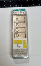 CUTTLEBUG TYPEWRITER LETTER Die Set, All letters, numbers & more- 90 images thumbnail