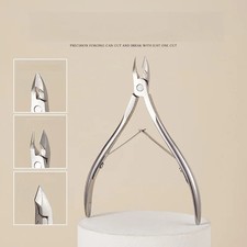 Stainless Steel Cuticle Scissors for Precise Manicure and Exfoliation