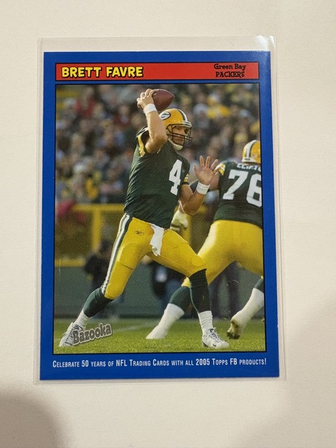 2005 Topps Bazooka - Brett Favre #4 Blue