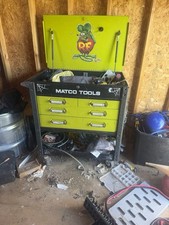 Matco Tools Rolling Tool Cart Custom Green Black Rat Fink Design