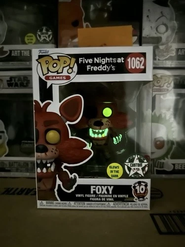 Custom Bloody Gitd Funko POP! Games: Five Nights at Freddy's Foxy 1062 Glow FNAF
