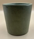 Vintage Haeger Pottery #4025 Green 4.5" Tall Cylinder Planter