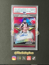 Carte Autographe Magomed Ankalaev - Topps Chrome UFC Future Stars 2024 - Auto #FSA-MAN - Near Mint