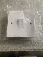 Electrical UK Domestic Household Light Switch 1 Way Single Gang White Wall