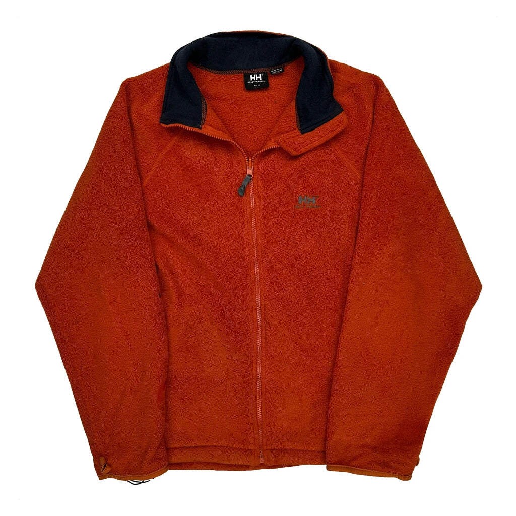 Helly Hansen Fleece Jacket - Medium Orange Polyester