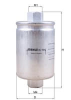Mahle Kraftstofffilter KL 158 Leitungsfilter FüR Rover Jaguar Chevrolet Daewoo 1