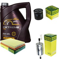 Inspektionspaket 5L Mannol Extreme 5W-40 FüR Opel Meriva Tigra Twintop Combo