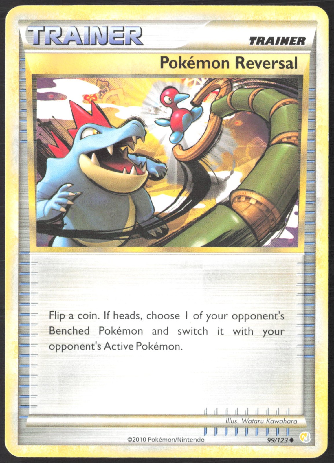 Pokemon Reversal 99/123 HeartGold SoulSilver LP