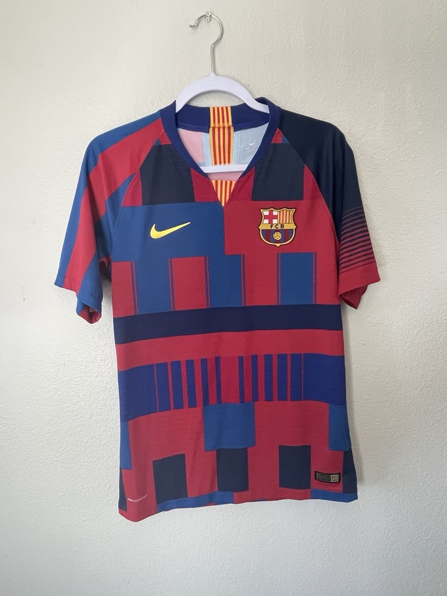 Nike FC Barcelona 20th Anniversary Vaporknit Match Soccer Jersey