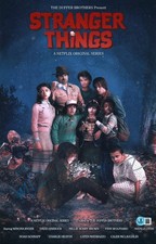 DUFFER BROTHERS SIGNED STRANGER THINGS 11X17 PHOTO MATT ROSS DUFFER BAS COA