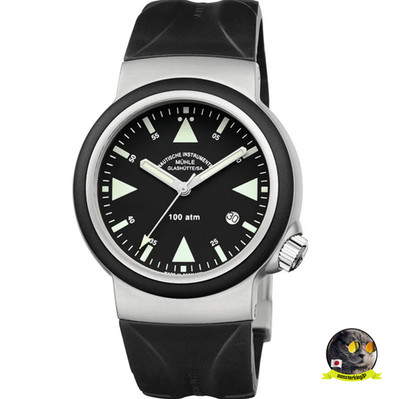 MUHLE Glashutte S.A.R. Rescue-Timer M1-41-03-KB 41mm Men's Watch NEW