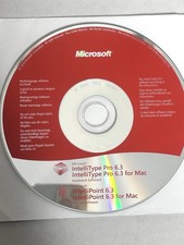 Microsoft IntelliPoint IntelliType Pro 6.3 Software Windows / Mac CD-ROM 2008 