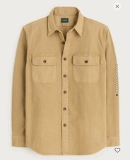 J. CREW Garment-dyed twill overshirt in Honey Brown Size XL NWT CI472
