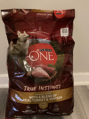 NEW Purina ONE True Instinct High Protein Venison 36 lb Dog Food | eBay