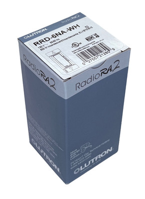 Lutron RRD-6NA-WH RadioRA2 Radio RA 2 Neutral Dimmer - White - NEW