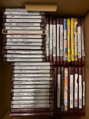 HD DVD lot of over 40 movies,  many unopened!!