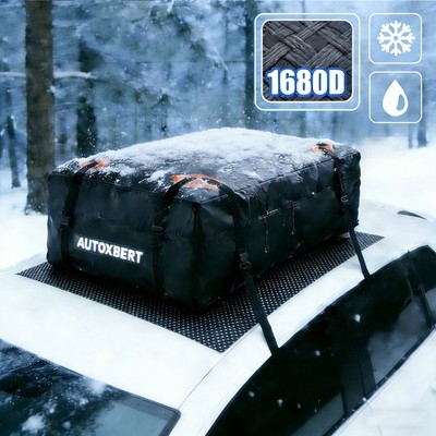 15 Cubic Car Roof Top Rack Carrier Cargo Bag Luggage Storage Soft Box Waterproof