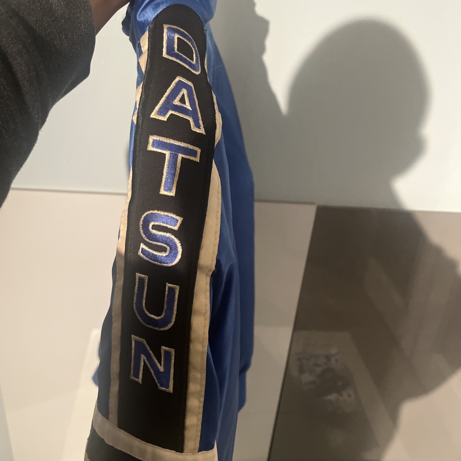 Vintage Datsun Satin Bomber Jacket w/ Liner 1970s-80s racing 510 240Z 260Z 280z