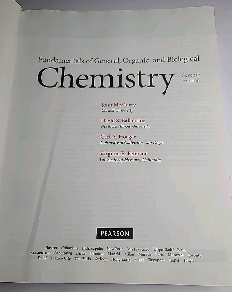 Fundamentals Of General, Organic, Biological  Chemistry 7th Ed.  - Image 4 of 4