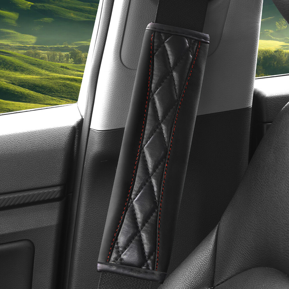 1pc Universal Leather Seat Belt Cover Shoulder Pad Car Interior Accessories