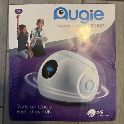 Pai Technology Augie-Coding Adventure Augmented Reality Robot PI0005W.5+.Yr. New