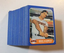 1986 FLEER UPDATED BASEBALL CARDS YOU PICK YOUR CARD #U1-U132 (item#E52)