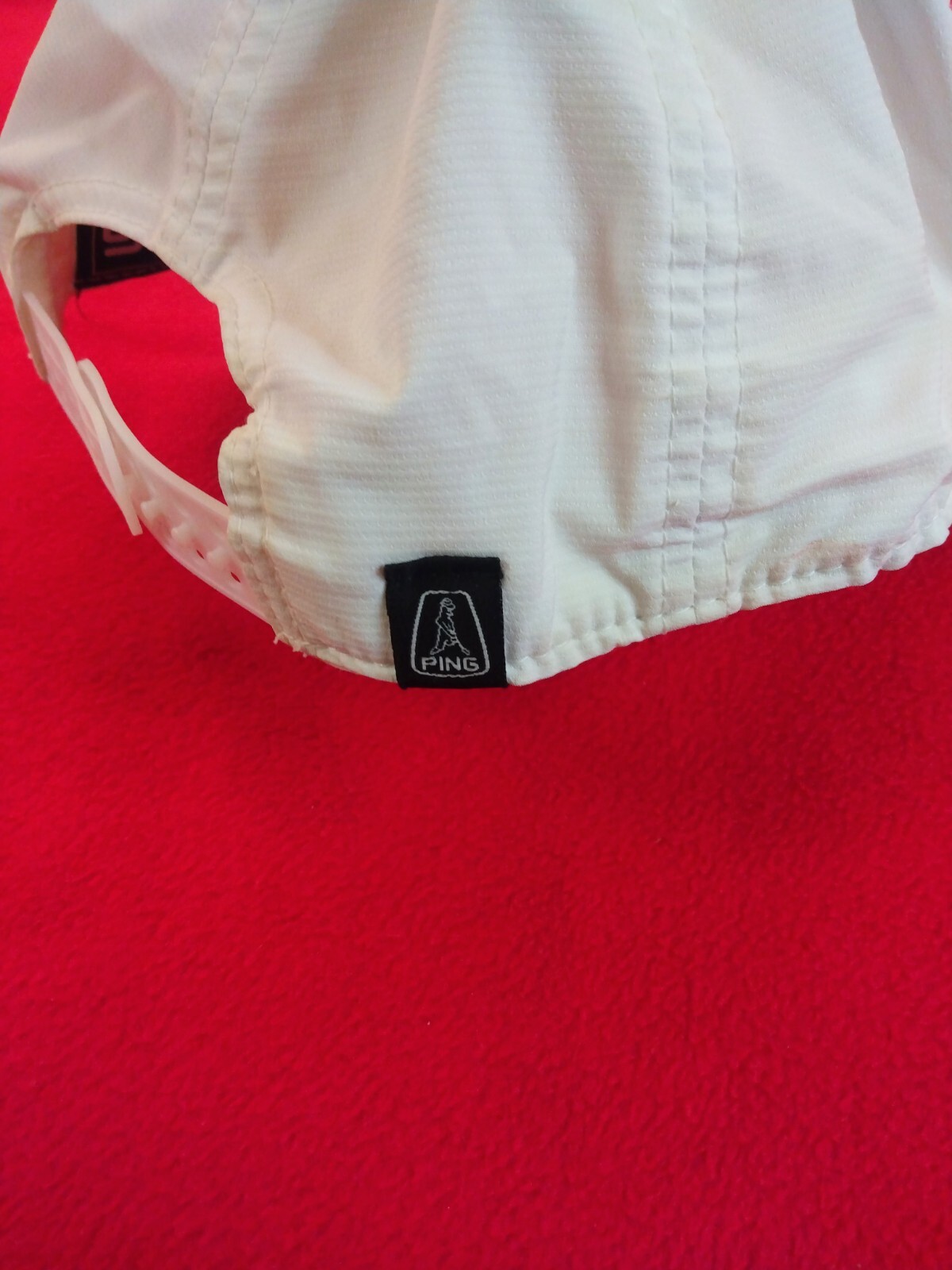 Ping Heritage White Hat Cap Adjustable Snapback G… - image 3