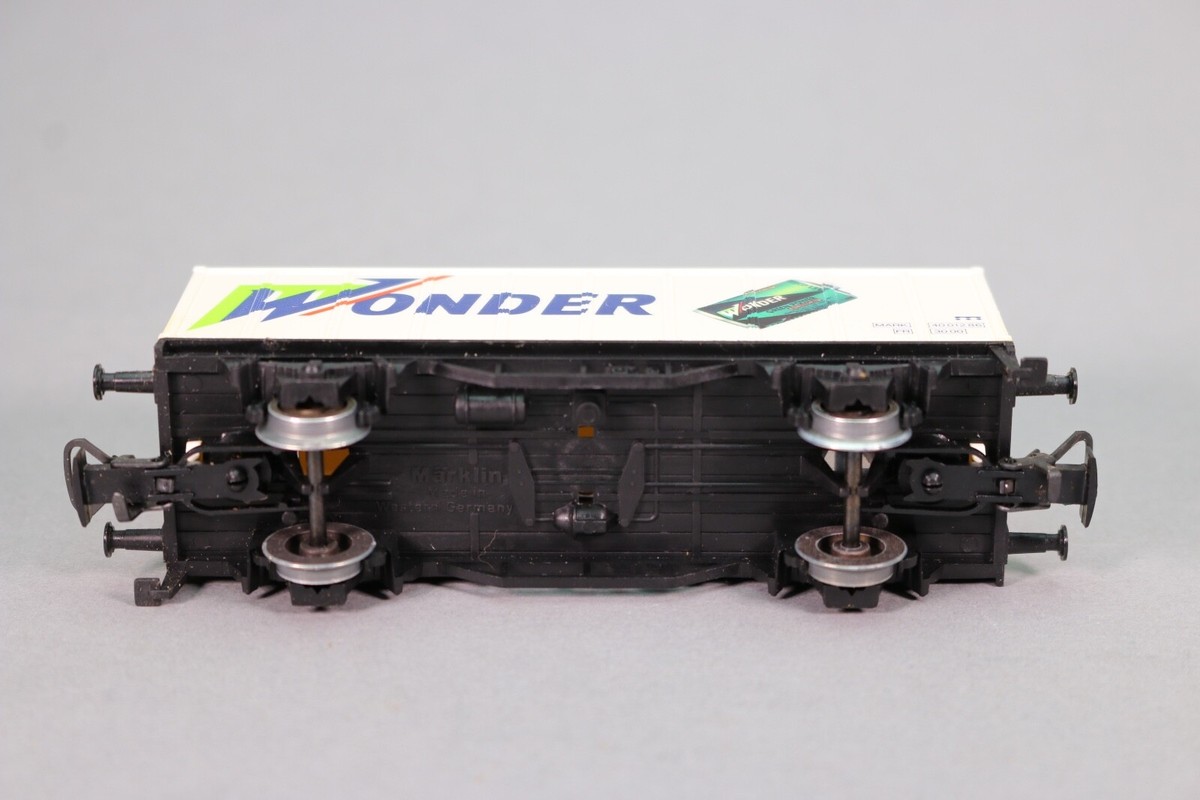 Wagon Marklin HO 1/87 Porte-container Calberson (réf. 40012) - Occasion Comme Neuf