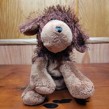 Ganz Brown Dog Plush Puppy Shaggy Webkinz 9" Stuffed Animal HM195 No Code