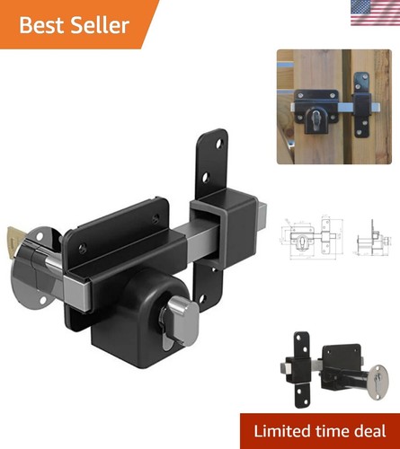 Long Throw Gate Lock , Euro Profile Gate Lock for Sheds, Gates & Garage Doors...