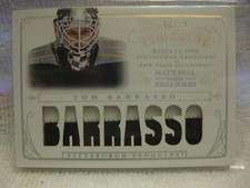 2013-14 Panini National Treasures Timeline Jersey /50 Tom Barrasso Patch #T-TOB