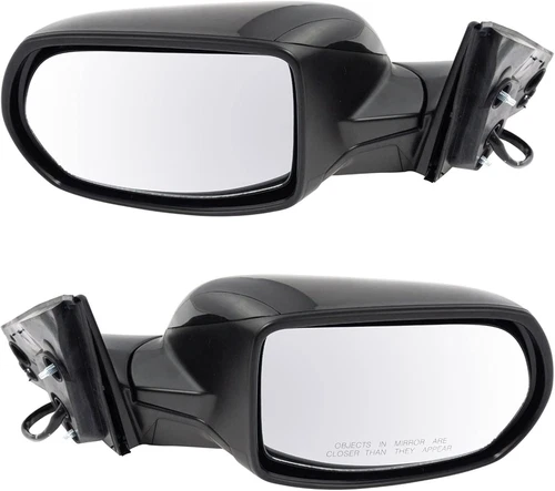 Pair Mirrors Power Heated Smooth Black 2017-2018 Honda CR-V