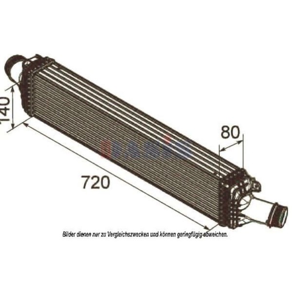 LadeluftküHler FüR Audi Q5 8RB 8R A6 Avant 4G5 C7 4GD 487024N-image
