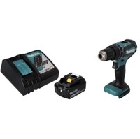 Makita Dhp 485 RM1 Akku Schlagbohrschrauber 18 V 50 Nm + 1X Akku 4,0 Ah + Lader