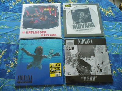 NIRVANA    LOT    KURT COBAIN SKID ROW   RARE LP