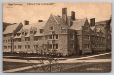Sage Dormitory Now Holder Princeton University New Jersey c1910 Postcard