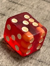 RARE multi-pip error zombie apolocalypse style cherry 1 dice 032025@