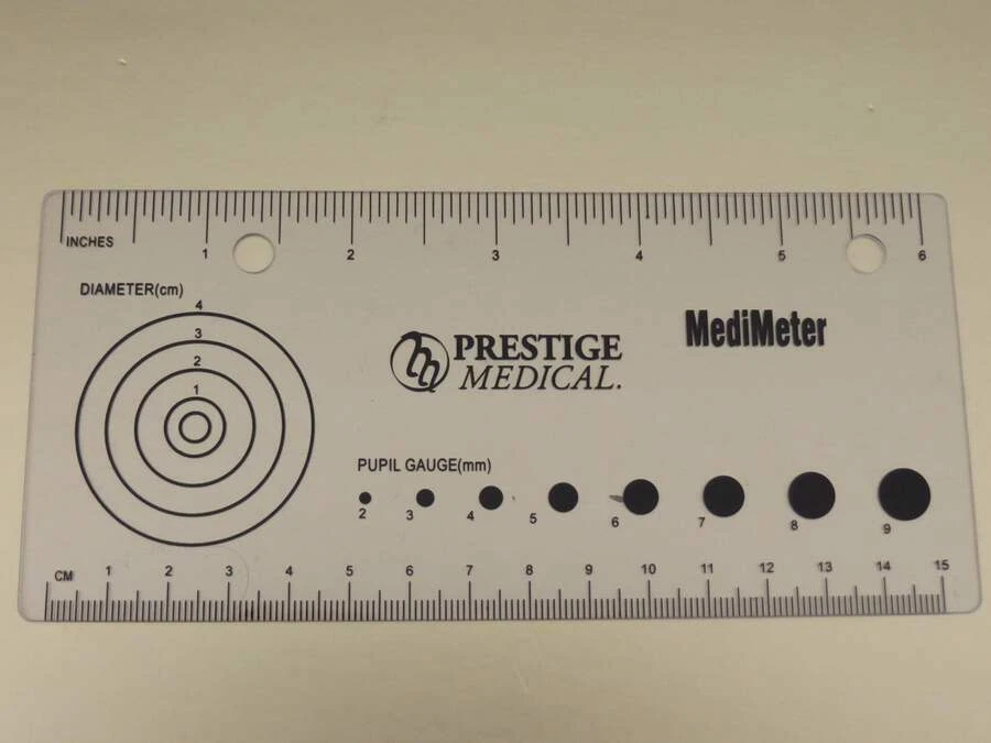 Prestige Medical MediMeter Ruler with pupil gauge