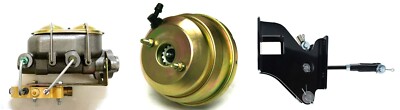 67-72 Chevy Truck C10 Suburban 8  Dual Zinc Brake Booster+ Master Disc Drum kit
